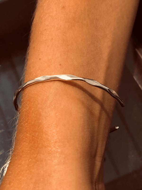 BRACELET JONC SUNNA ouvert (diam 3mm) – Image 2