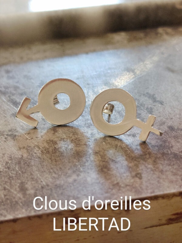 Clous d’oreilles LIBERTAD – Image 2